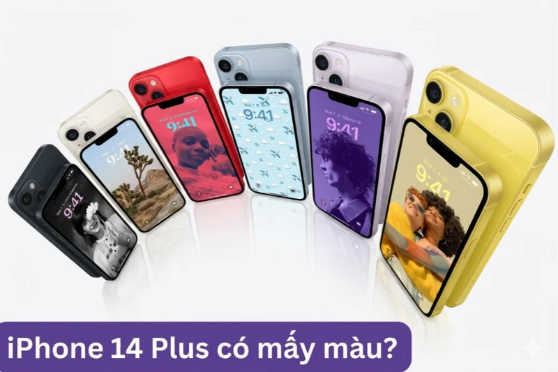 iPhone 14 Plus có mấy màu?