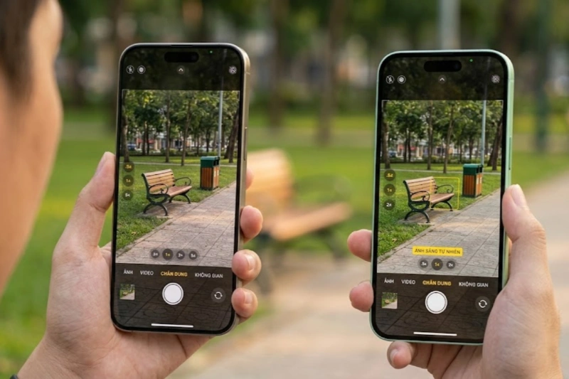 iPhone 16 Plus dù vẫn tự động kích hoạt Night Mode rất thông minh nhưng do khẩu độ và cảm biến nhỏ hơn