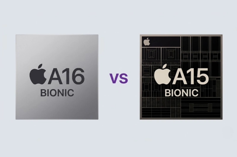 Sức mạnh bên trong của hai thiết bị có sự phân cấp rõ rệt khi Apple sử dụng hai thế hệ chip khác nhau