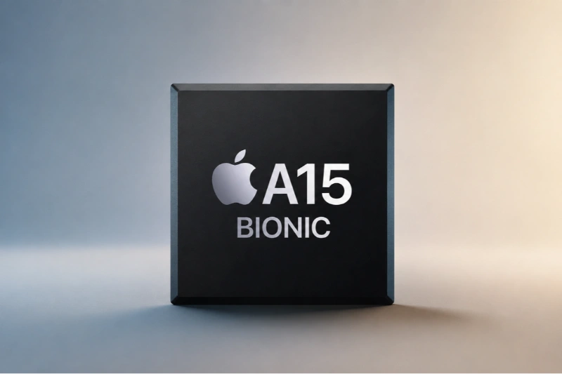Chip A15 Bionic mạnh mẽ, xử lý mượt mà các ứng dụng nặng