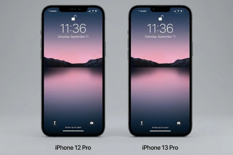 iPhone 13 Pro sở hữu tần số quét tự động ProMotion lên đến 120Hz, vượt trội hơn hẳn mức 60Hz truyền thống của iPhone 12 Pro