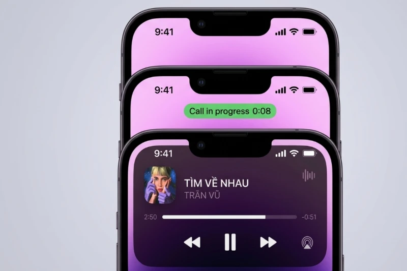 Thiết kế màn hình của iPhone 13 mini vẫn đi theo phong cách "tai thỏ" (notch) quen thuộc