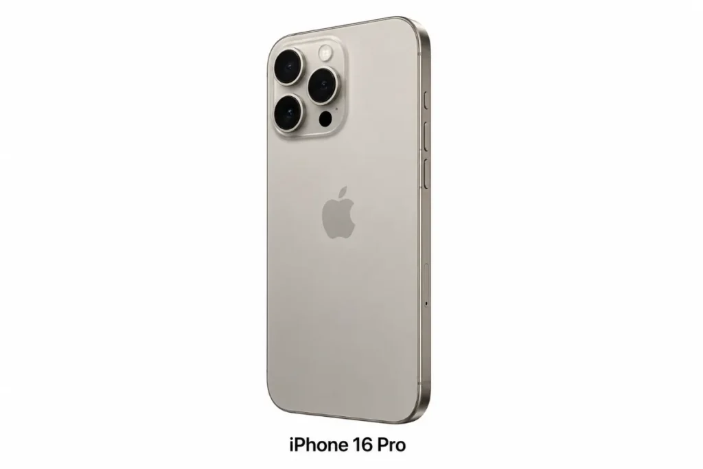 Điểm mới dễ nhận thấy trên iPhone 16 Pro là viền màn hình được vát cực mỏng cùng sự xuất hiện của phím Camera Control ở cạnh phải.
