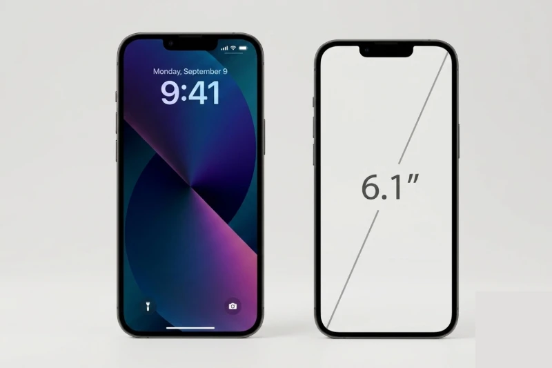 Khi tìm hiểu iPhone 14 bao nhiêu inch, câu trả lời 6.1 inch là kích thước tiêu chuẩn đã trở nên quá quen thuộc với người dùng Apple