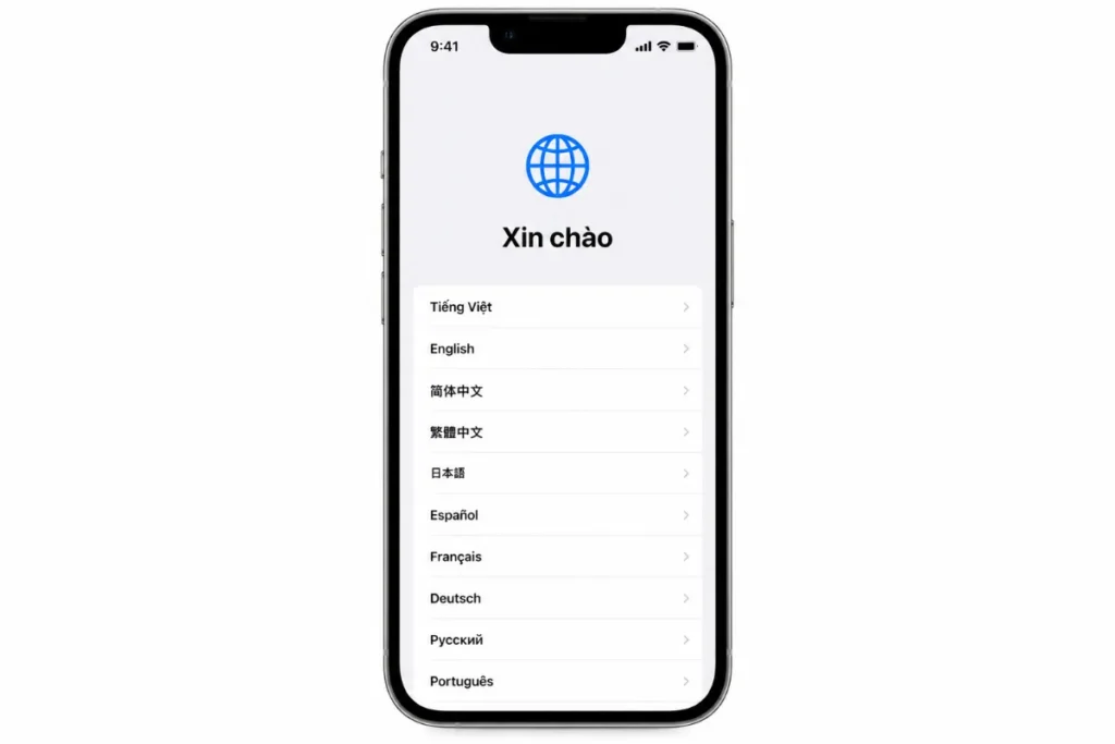 Bắt đầu khởi động máy