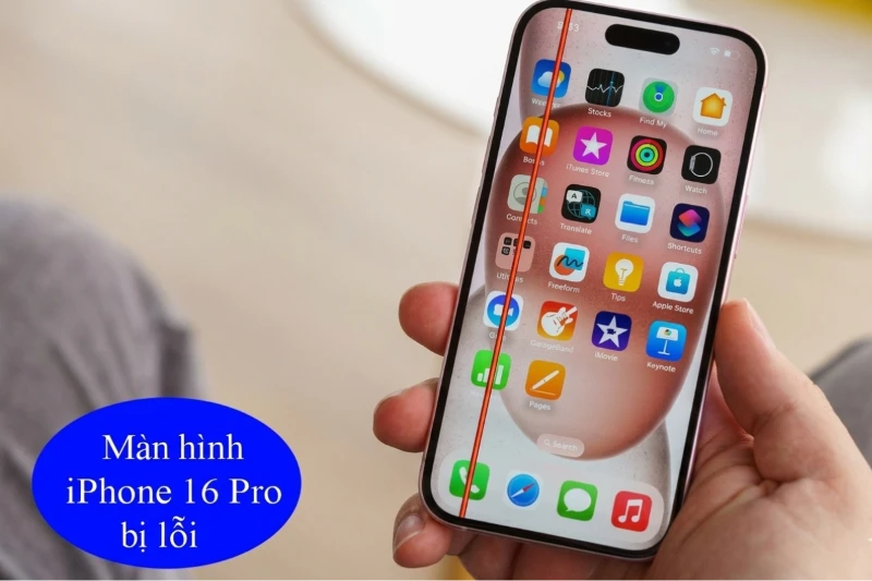 iPhone 16 Pro bị lỗi màn hình có những dấu hiệu nào?