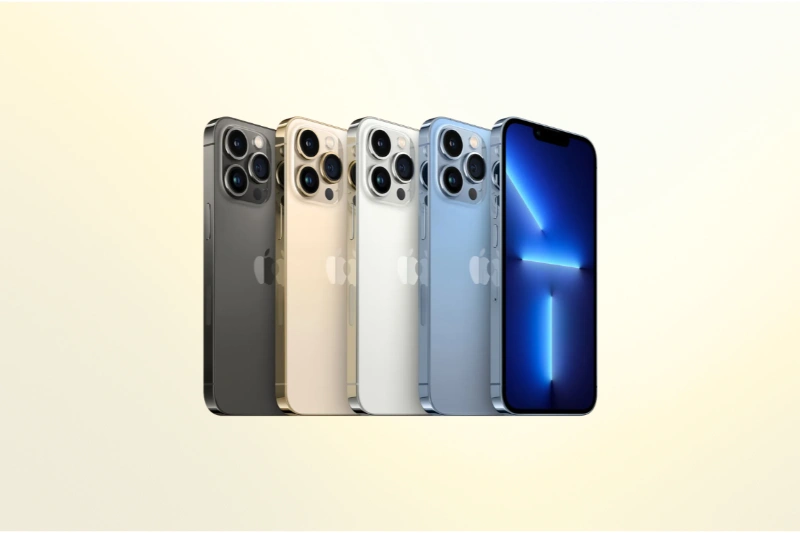 iPhone 13 Pro Max sở hữu khung viền thép, mặt lưng kính nhám sang trọng