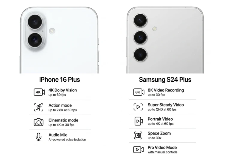 Quay Video Chuyên Nghiệp: iPhone 16 Plus Chiếm Ưu Thế