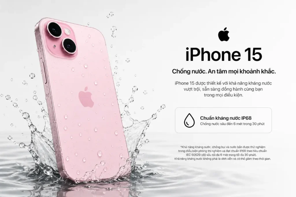 iPhone 15 có chống nước không? Những sự thật bạn cần biết trước khi dùng iPhone 15 có chống nước không? Những sự thật bạn cần biết trước khi dùng