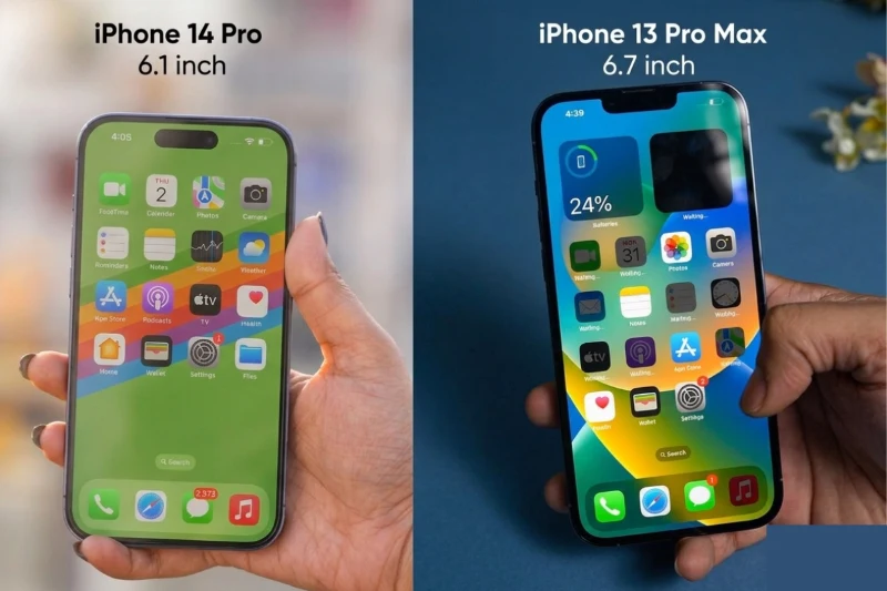 Màn Hình iPhone 14 Pro Và 13 Pro Max: Khác Biệt Trải Nghiệm
