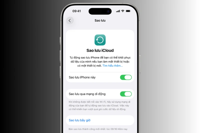 Sao chép dữ liệu từ thiết bị cũ dễ dàng