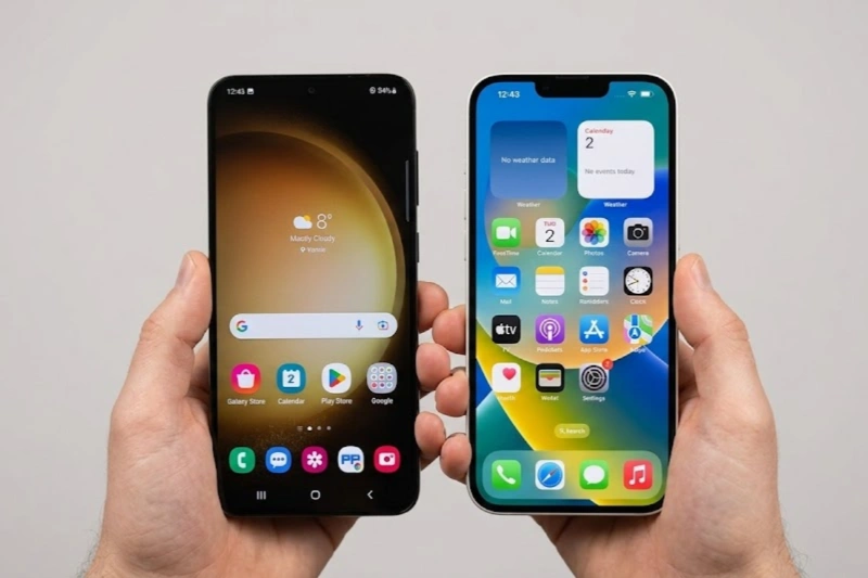 So sánh kích thước iPhone 14 Plus với Samsung Galaxy S23 Plus