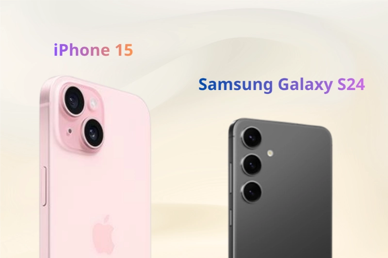 Samsung S24 cho ảnh với độ chi tiết cao, iPhone 15 quay video chống rung tốt.