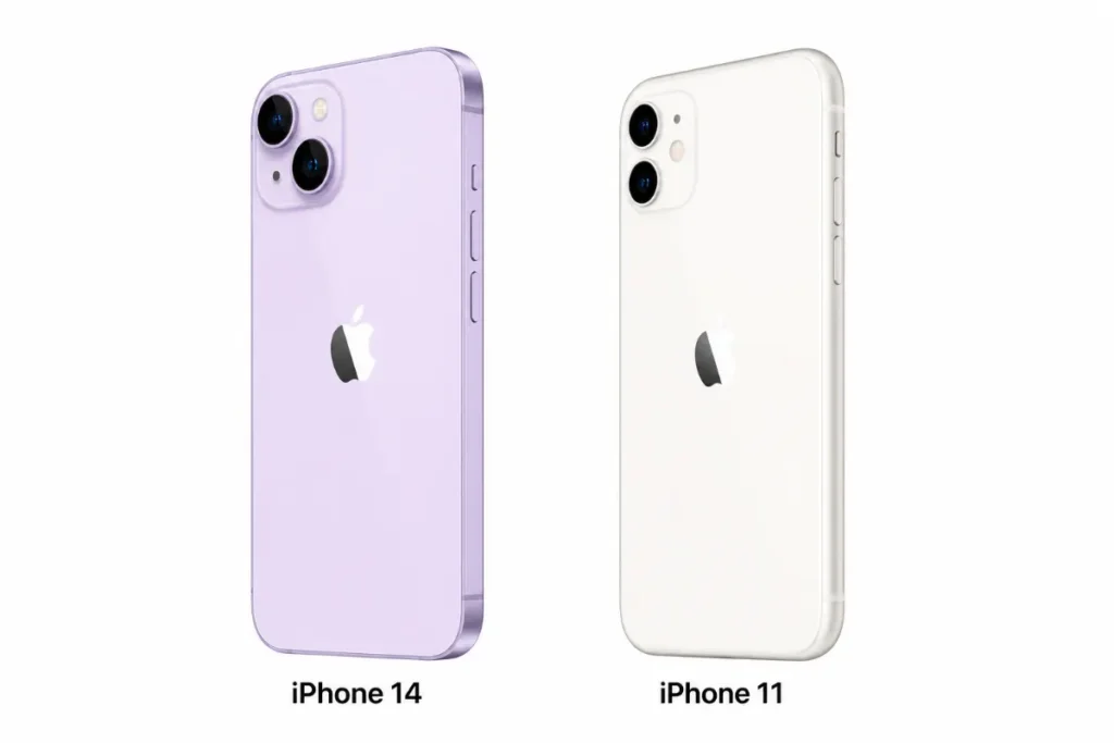 iPhone 14 vuông vức thời thượng, mỏng nhẹ hơn iPhone 11