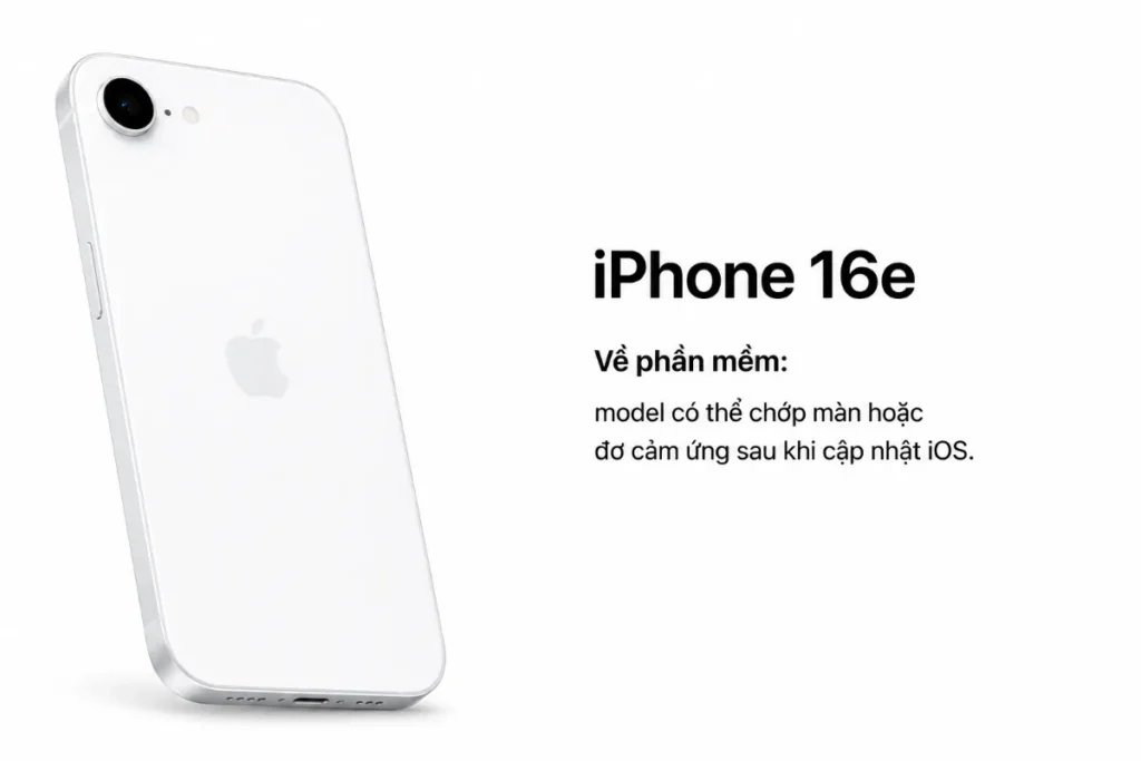 Lỗi màn hình iPhone 16e thường gặp và cách khắc phục nhanh