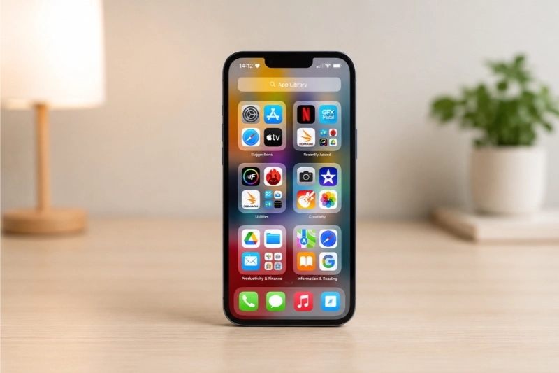 Giao diện iPhone hiển thị Control Center tiện lợi, dễ dùng