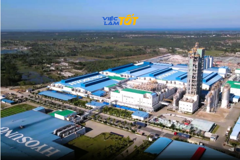 Hạ tầng khu công nghiệp TMTC được đầu tư đồng bộ theo tiêu chuẩn quốc tế, tạo môi trường làm việc an toàn và ổn định cho người lao động