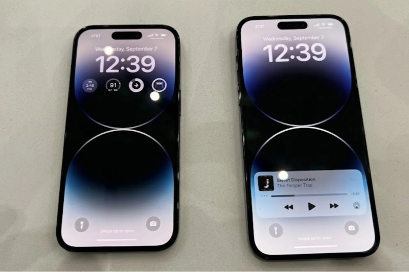 iPhone 14 Pro Max sở hữu không gian hiển thị lên tới 6.7 inch, lớn hơn nhiều so với mức 6.1 inch của iPhone 14