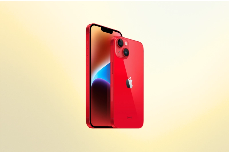 iPhone 14 màu Đỏ, khung nhôm, màn 6.1 inch, chip A15 Bionic