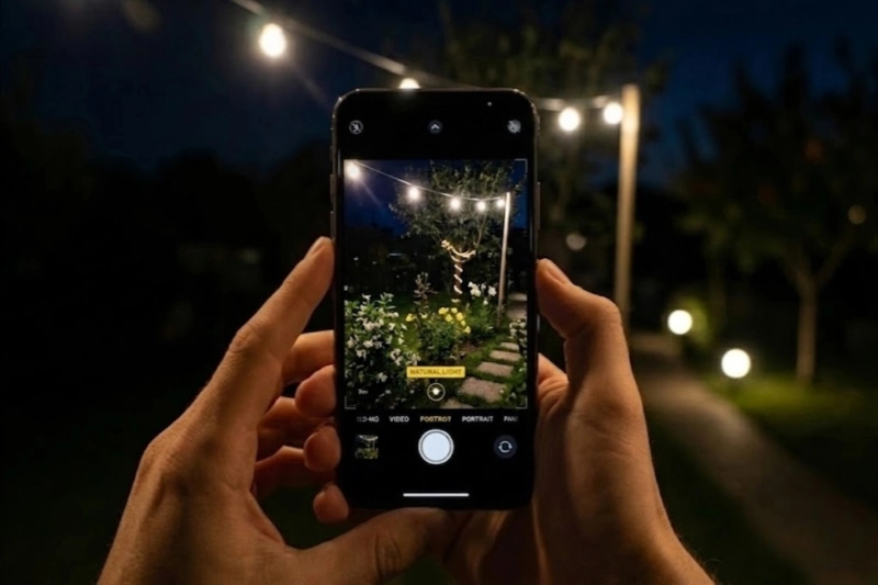 Chế độ ban đêm tự động giúp iPhone 12 ghi lại những bức ảnh phố thị lung linh với độ phơi sáng hợp lý