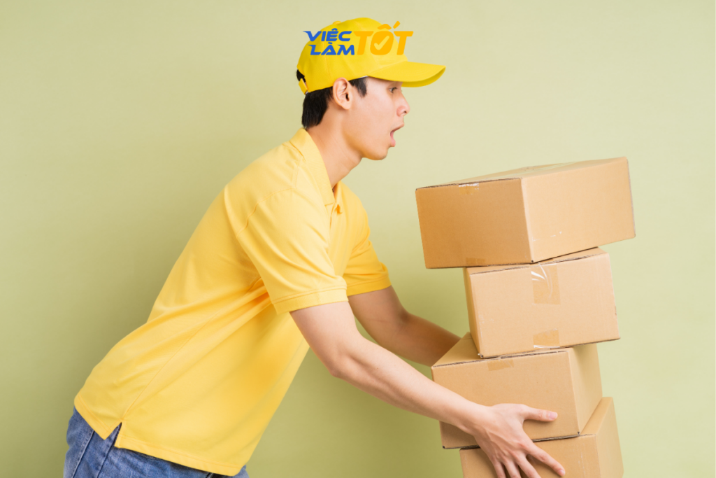 Shipper giao hàng siêu thị