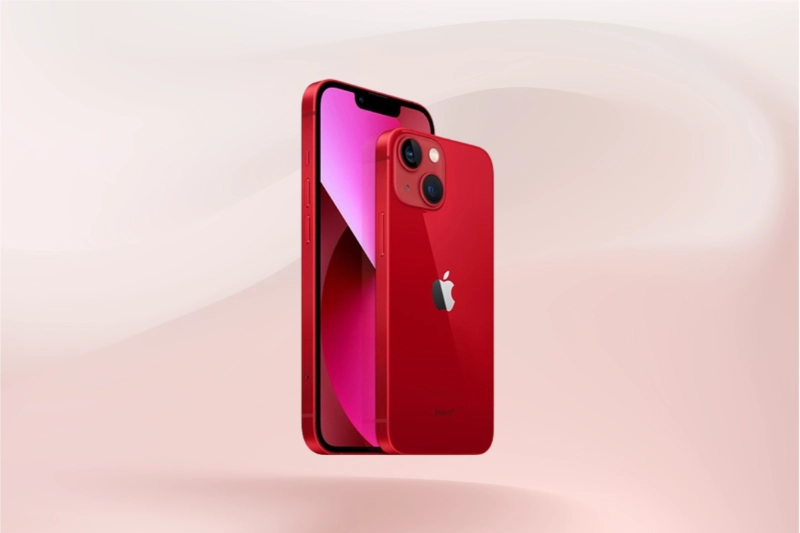 iPhone 13 màu Đỏ mặt lưng kính, màn 6.1 inch, chip A15 Bionic
