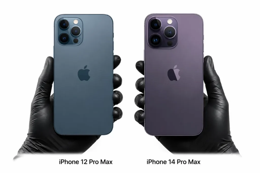 So sánh iPhone 12 Pro Max và iPhone 14 Pro Max: Có đáng nâng cấp? Bảng so sánh thông số iPhone 12 Pro Max và iPhone 14 Pro Max có gì khác biệt?