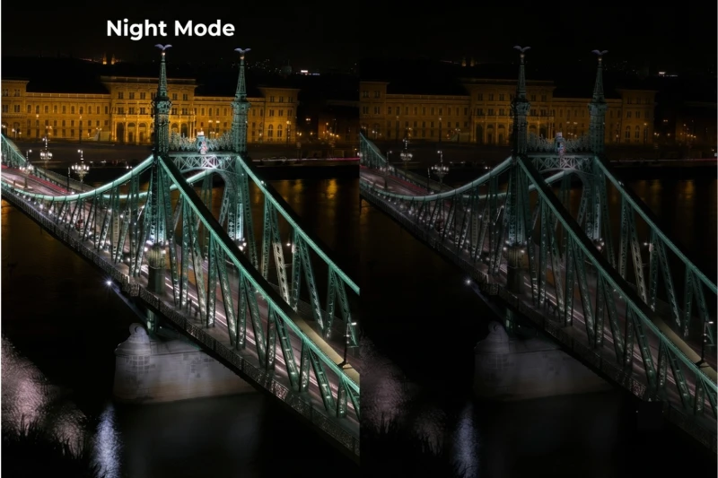 Khi ánh sáng yếu, Night Mode trên iPhone 15 Plus tự động kích hoạt một cách mượt mà.