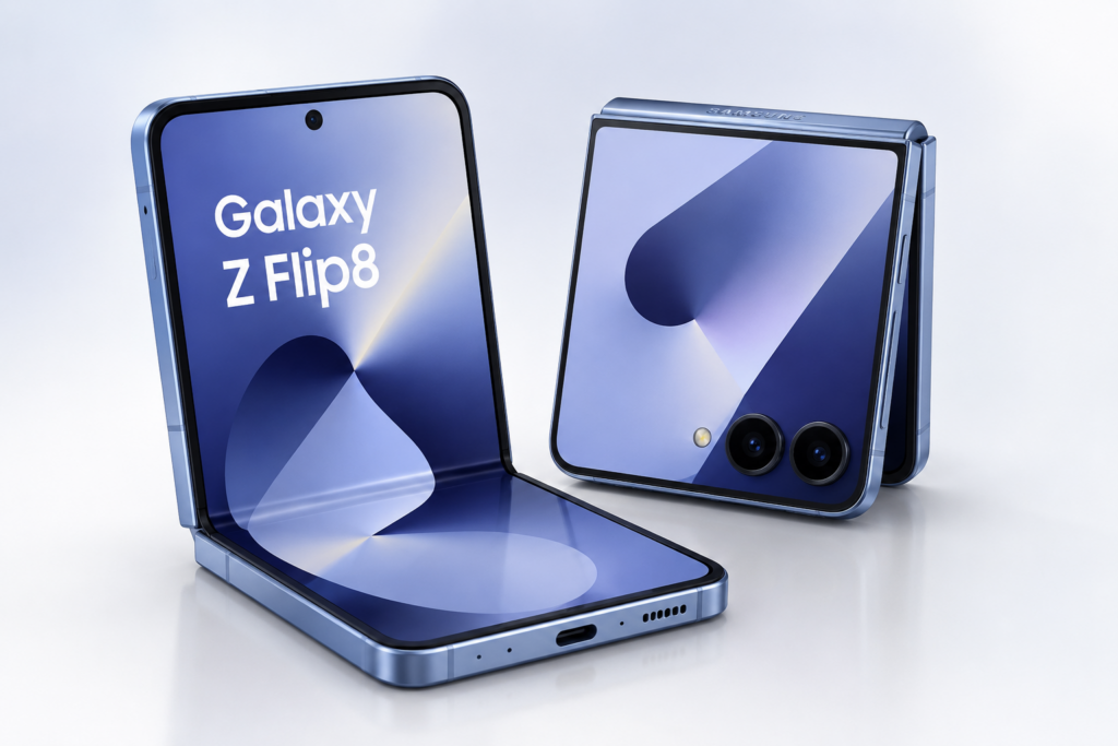 Galaxy Z Flip8 ra mắt: Bước tiến đột phá với màn hình gần như không nếp gấp