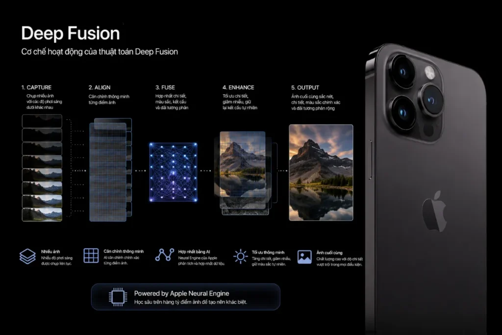 Cơ chế hoạt động của thuật toán Deep Fusion