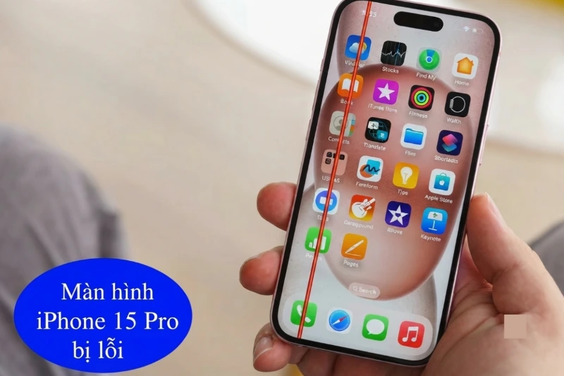 iPhone 15 Pro bị lỗi màn hình có những dấu hiệu nào?