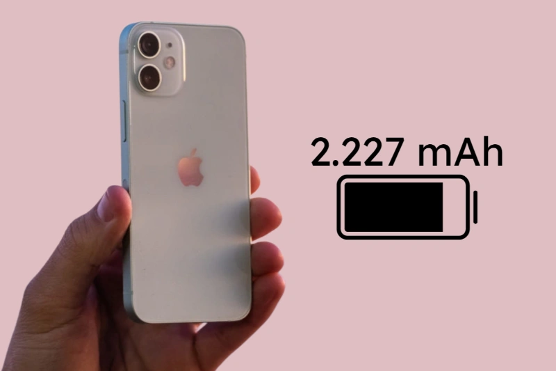 Viên pin iPhone 12 mini đạt dung lượng pin chính xác là 2.227 mAh