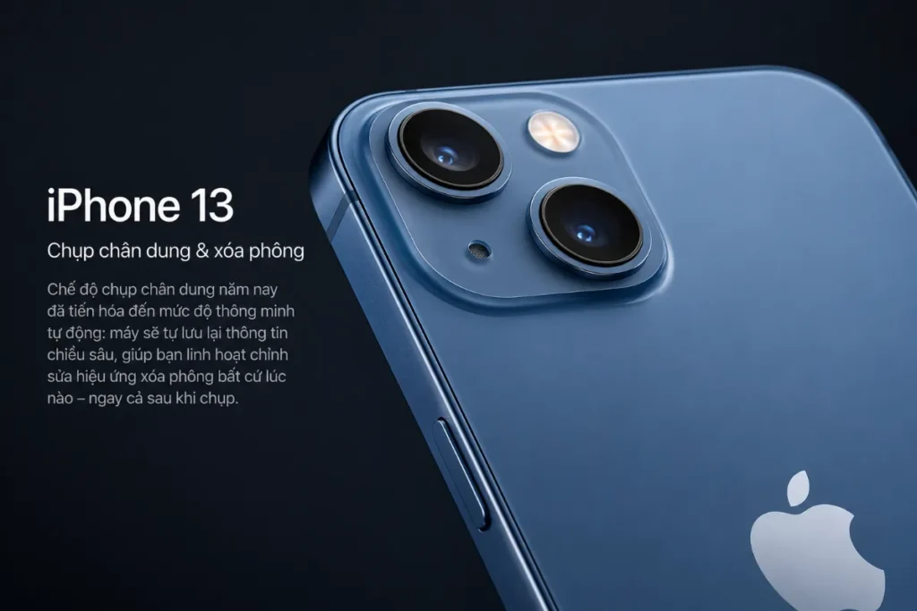 iệu ứng xóa phông mờ dần (bokeh) trông khá tự nhiên, tạo cảm giác có không gian xa gần rõ rệt.