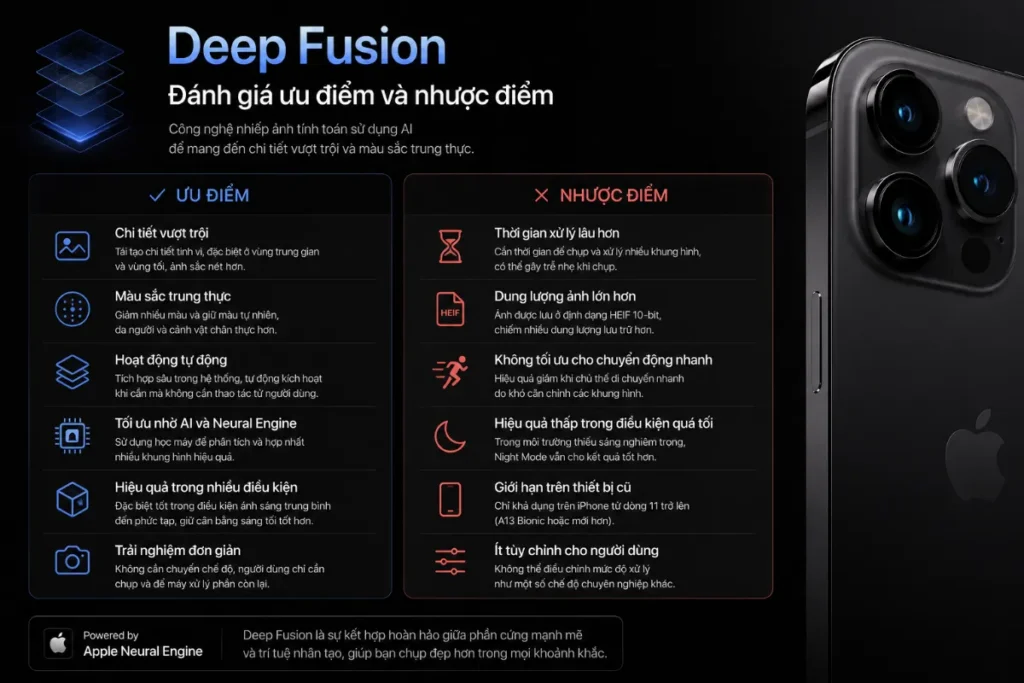 Cơ chế hoạt động của thuật toán Deep Fusion
