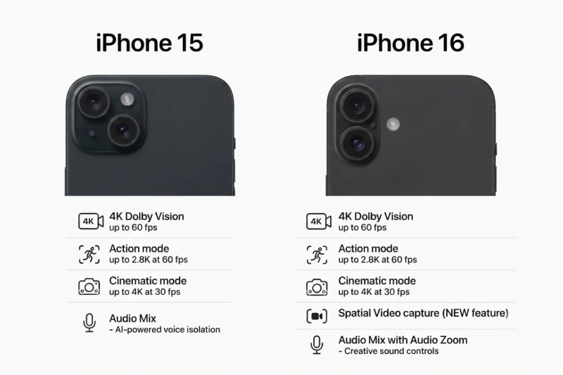 Về quay video: iPhone 16 nổi bật hơn với khả năng quay video không gian