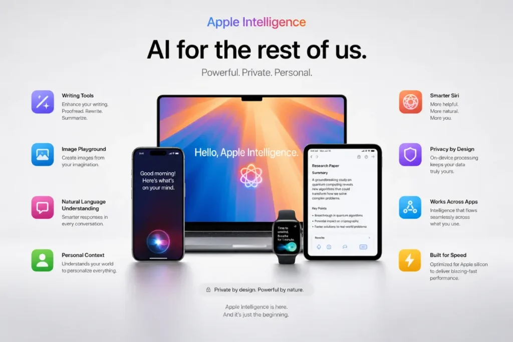 Apple Intelligence có gì mới và nổi bật?