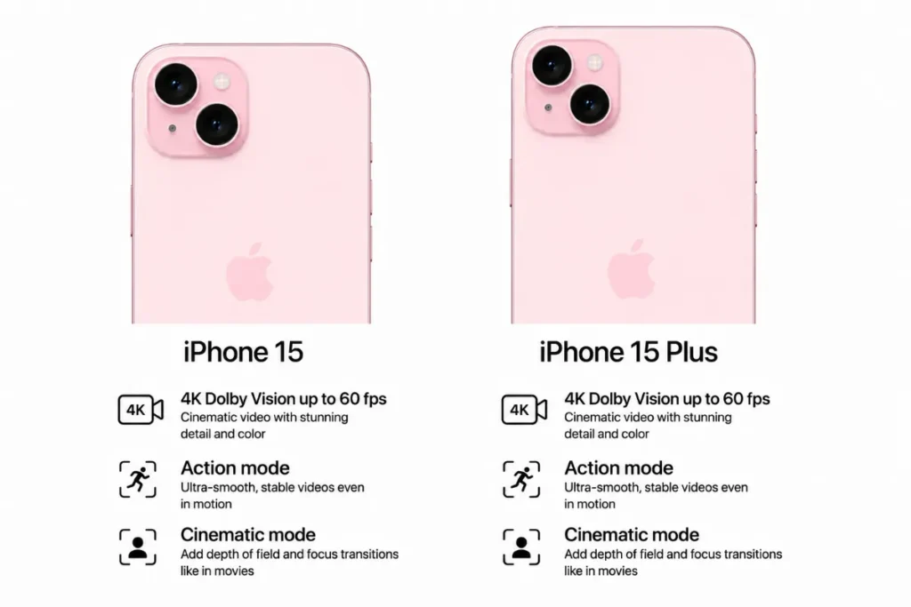 iPhone 15 hao pin nhanh hơn iPhone 15 Plus