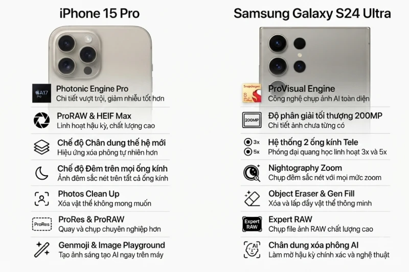 Về chụp chân dung và xóa phông: iPhone 15 Pro tách nền ổn định và tự nhiên hơn