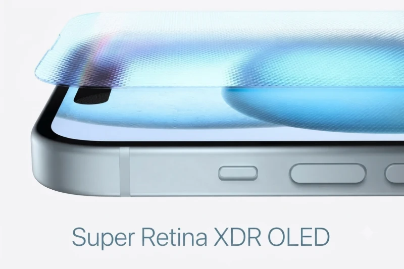 Sử dụng tấm nền OLED, iPhone 15 Plus mang lại độ tương phản tuyệt vời, màu đen sâu và độ chính xác màu sắc rất cao