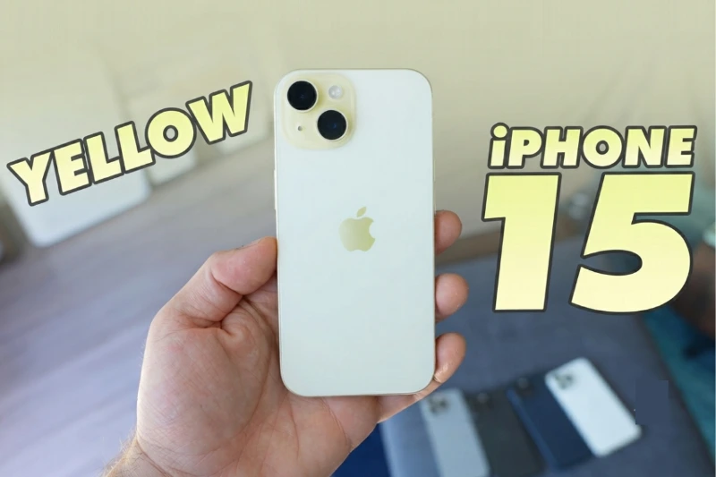 Màu vàng iPhone 15 cho người mệnh Thổ