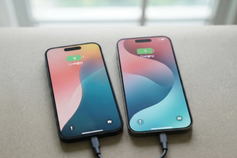 Cả hai mẫu máy đều hỗ trợ công suất sạc nhanh qua cổng USB-C tiện lợi