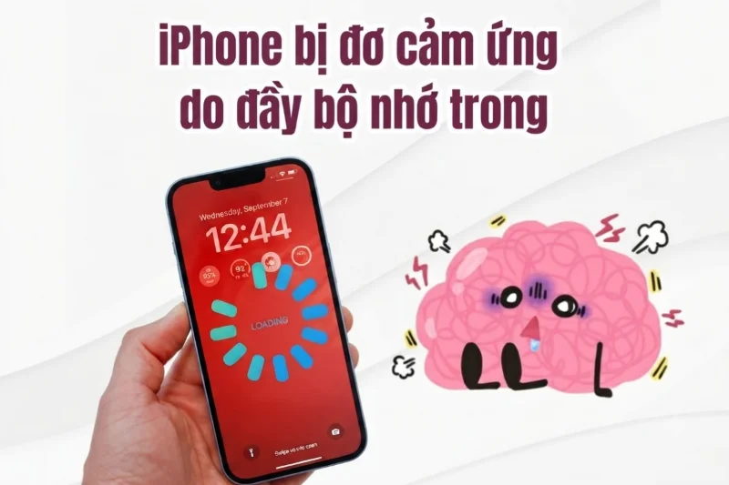 Về nhiệt độ và bộ nhớ: iPhone 13 có thể đơ màn hình khi quá nóng hoặc bộ nhớ gần đầy