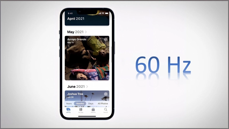 Tần số quét iPhone 13