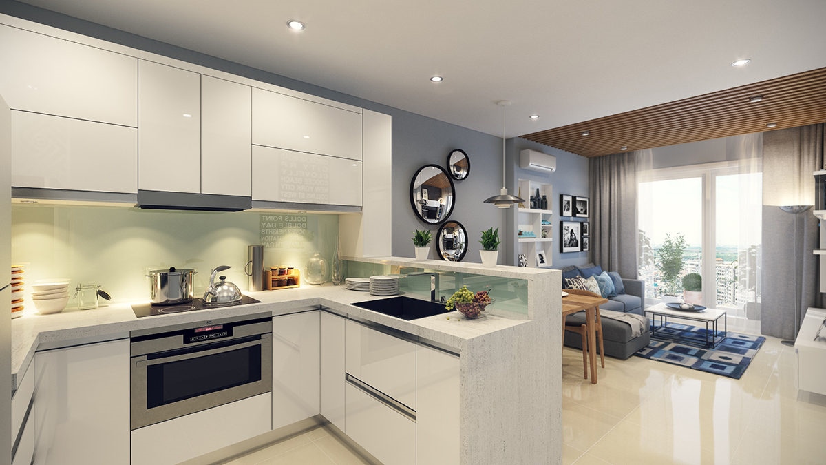 Màu sắc và lưu ý khi chọn hướng đặt bếp