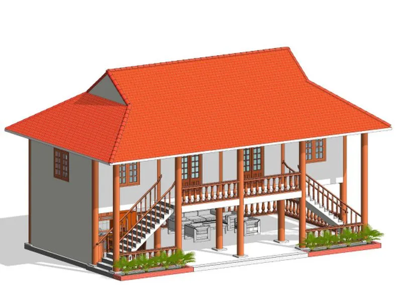 Mẫu nhà sàn đẹp 6