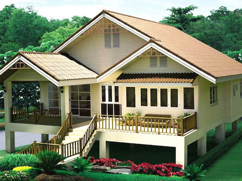 Mẫu nhà sàn đẹp 7