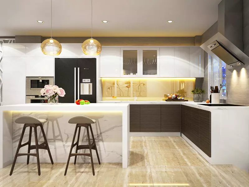 Nhà hướng Tây Bắc đặt bếp hướng nào 4