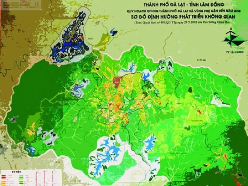 Bản đồ quy hoạch Đà Lạt 3