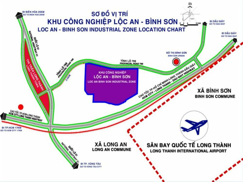 Vị trí đắc địa của dự án tái định cư Lộc An