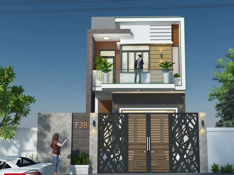 xây nhà 1 trệt 1 lầu đúc giả 6
